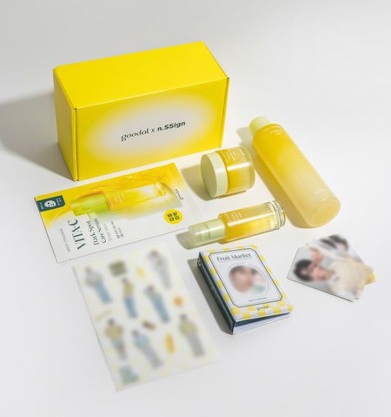 GOODAL / グーダル グリーンタンジェリン n.SSign コラボレーションクレンジングフォームトナーセット (GREEN TANGERINE n.SSign COLLABORATION BOX SET FOAM+TONER)