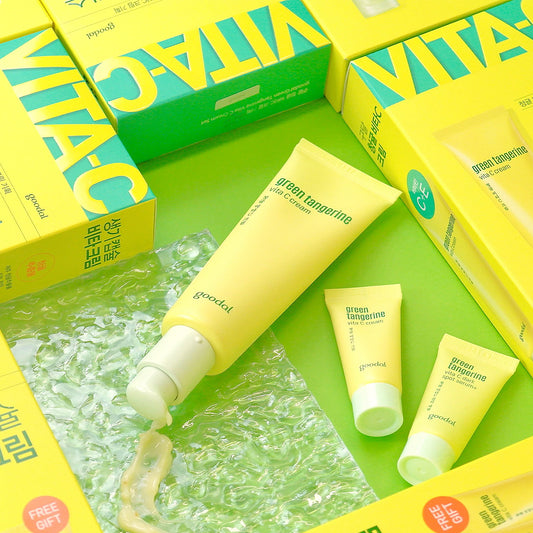 GOODAL / グーダル グリーン タンジェリン ビタC クリーム セット 30ml  青ミカン クリーム (GREEN TANGERINE VITA C CREAM SET)