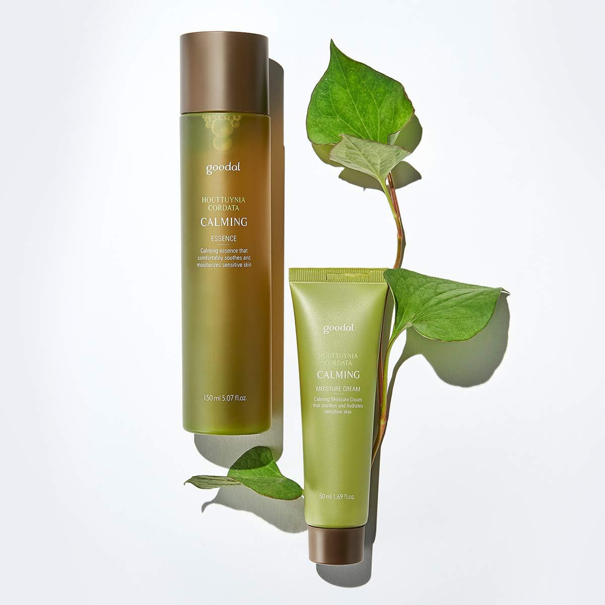 GOODAL / グーダル鎮静HCエッセンスモイスチャークリームセット150ml+5ml(HOUTTUYNIA CORDATA CALMING ESSENCE MOISTURE CREAM SET)